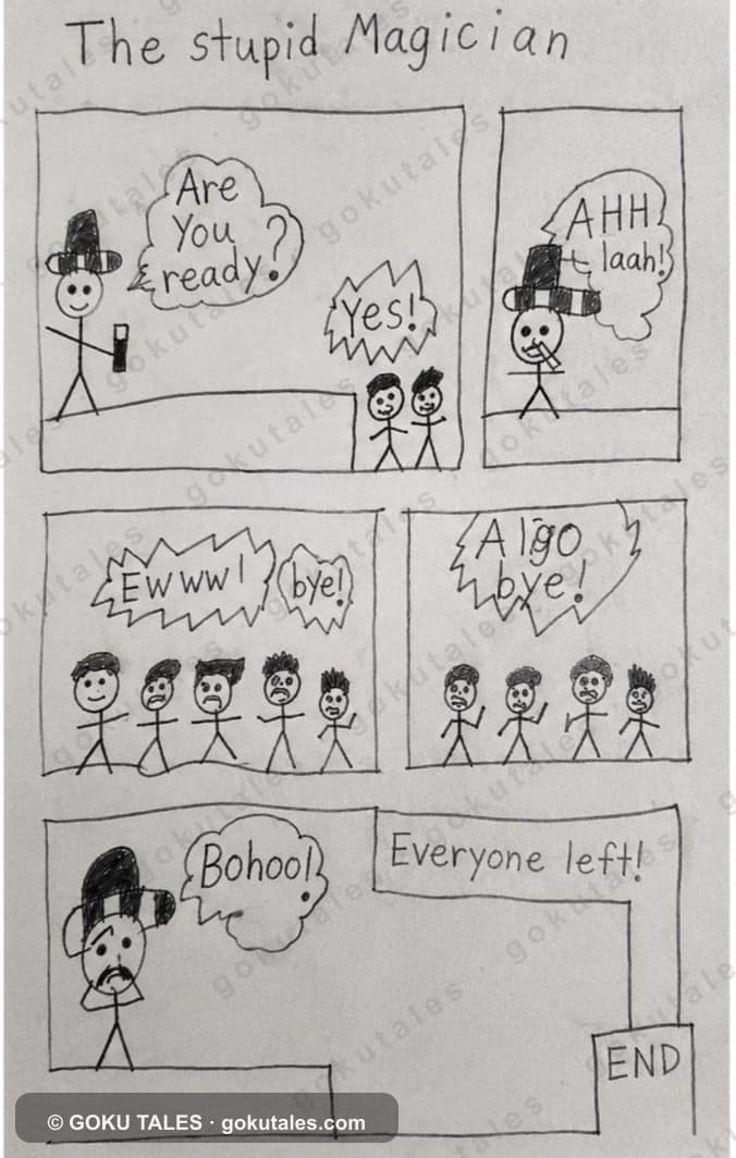 The stupid Magician